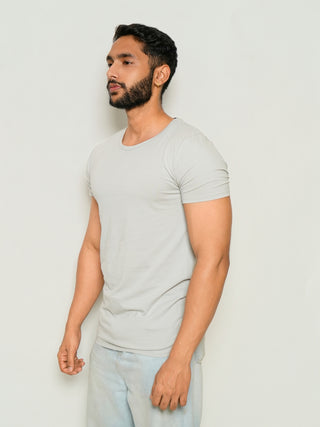 Structure Fit (P/D) - Crew Neck Short Sleeve - Granite Gray