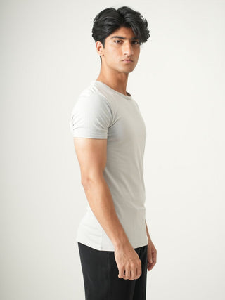 V-Taper Fit ( V-fit) Crew Neck Short Sleeve - Granite Gray