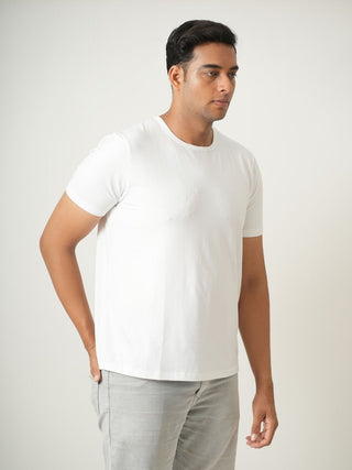 King Fit - Crew Neck Short Sleeve - Classic White