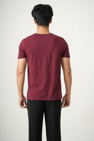 V-Taper Fit ( V-fit) V- Neck Short Sleeve - Red Rock