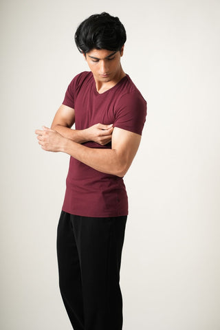 V-Taper Fit ( V-fit) Crew Neck Short Sleeve - Red Rock