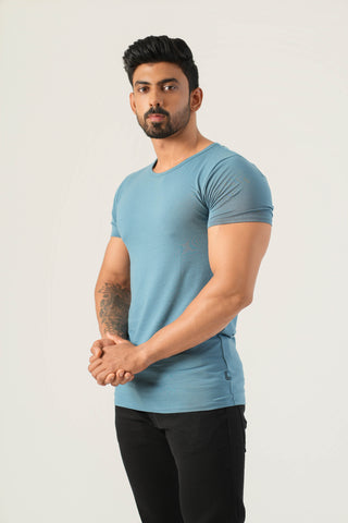 Power Fit - Crew Neck Short Sleeve - Cobalt Blue
