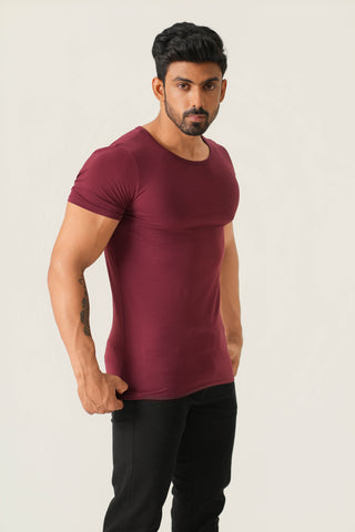 Power Fit - Crew Neck Short Sleeve - Red Rock